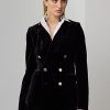 Jachete negre de catifea Ralph Lauren Camden de damă