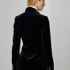 Jachete negre de catifea Ralph Lauren Camden de damă