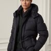 Jachete negre pentru bărbați Ralph Lauren Cameron din puf din amestec de lână Jachete negre pentru bărbați Ralph Lauren Cameron din puf din amestec de lână