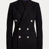 Jachete negre pentru femei Ralph Lauren Camden din amestec de lână Jachete negre pentru femei Ralph Lauren Camden din amestec de lână