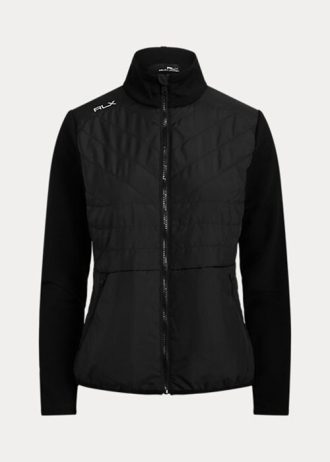 Jachete negre Ralph Lauren hibride cu fermoar complet pentru femei Jachete negre Ralph Lauren hibride cu fermoar complet pentru femei