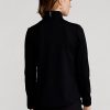 Jachete negre Ralph Lauren hibride cu fermoar complet pentru femei