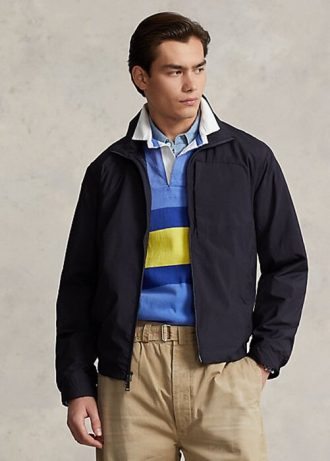 Jachete negru pentru bărbați Ralph Lauren, impermeabile la pachet