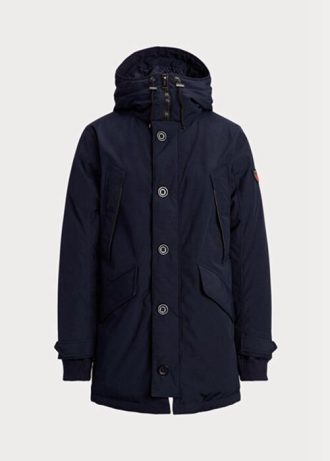 Jachete parka cu puf hidrofugă Ralph Lauren pentru bărbați bleumarin Jachete parka cu puf hidrofugă Ralph Lauren pentru bărbați bleumarin