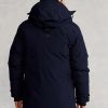 Jachete parka cu puf hidrofugă Ralph Lauren pentru bărbați bleumarin