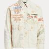 Jachete pentru bărbați crem Ralph Lauren Denim Graphic Painter Jachete pentru bărbați crem Ralph Lauren Denim Graphic Painter