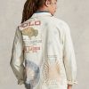 Jachete pentru bărbați crem Ralph Lauren Denim Graphic Painter Jachete pentru bărbați crem Ralph Lauren Denim Graphic Painter