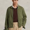 Jachete pentru bărbați din sarg cu oase de pește din amestec de in Ralph Lauren Olive Jachete pentru bărbați din sarg cu oase de pește din amestec de in Ralph Lauren Olive