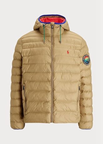Jachete pentru bărbați Kaki Ralph Lauren, care sunt ambalate, hidrofuge