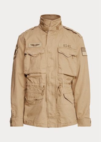 Jachete Ralph Lauren The Iconic Field pentru bărbați kaki
