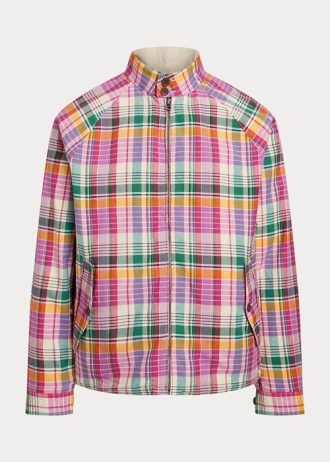 Jachete reversibile Madras-Twill Ralph Lauren pentru bărbați gri Jachete reversibile Madras-Twill Ralph Lauren pentru bărbați gri