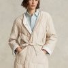 Jachete Ripstop matlasate reversibile Ralph Lauren pentru femei crem