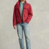 Jachete roșii pentru bărbați Ralph Lauren Twill Wading Jachete roșii pentru bărbați Ralph Lauren Twill Wading
