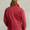 Jachete roșii pentru bărbați Ralph Lauren Twill Wading Jachete roșii pentru bărbați Ralph Lauren Twill Wading
