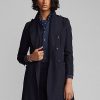 Jachete Serge din lână Ralph Lauren pentru femei bleumarin Jachete Serge din lână Ralph Lauren pentru femei bleumarin