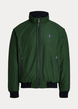 Jachete verzi pentru bărbați Ralph Lauren cu mâneci raglan Jachete verzi pentru bărbați Ralph Lauren cu mâneci raglan