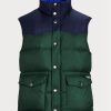 Jachete verzi pentru bărbați Ralph Lauren, cu puf, hidrofugă Jachete verzi pentru bărbați Ralph Lauren, cu puf, hidrofugă