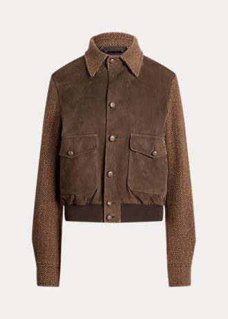 Maro pentru femei Ralph Lauren Hugh Lamb-Suede & Jachete de pește Maro pentru femei Ralph Lauren Hugh Lamb-Suede & Jachete de pește