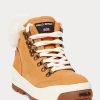 Maro Polo Ralph Lauren Sport Suede & Cizme din shearling