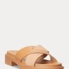 Maro Ralph Lauren Kelsie Nappa Leather & Sandale din piele intoarsa Maro Ralph Lauren Kelsie Nappa Leather & Sandale din piele intoarsa