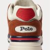 Maro Ralph Lauren Trackster 200 Suede & Adidași din plasă Maro Ralph Lauren Trackster 200 Suede & Adidași din plasă