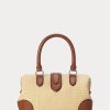Mini geantă de mână Ralph Lauren Rafia Welington Natural pentru femei Mini geantă de mână Ralph Lauren Rafia Welington Natural pentru femei