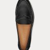 Mocasini de damă negri Ralph Lauren Wynnie din piele lustruită Mocasini de damă negri Ralph Lauren Wynnie din piele lustruită