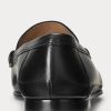 Mocasini negri Ralph Lauren Chalmers din piele de vițel lustruită pentru bărbați Mocasini negri Ralph Lauren Chalmers din piele de vițel lustruită pentru bărbați