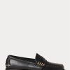 Mocasini negri Ralph Lauren Edric din piele pentru bărbați Mocasini negri Ralph Lauren Edric din piele pentru bărbați