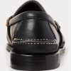Mocasini negri Ralph Lauren Edric din piele pentru bărbați Mocasini negri Ralph Lauren Edric din piele pentru bărbați