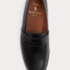 Mocasini Penny din piele de vițel Braygan Ralph Lauren pentru bărbați negri