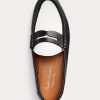 Mocasini Penny din piele de vițel Ralph Lauren Chalmers de damă bej/alb Mocasini Penny din piele de vițel Ralph Lauren Chalmers de damă bej/alb