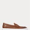 Mocasini Penny din piele Ralph Lauren Keaton maro pentru bărbați Mocasini Penny din piele Ralph Lauren Keaton maro pentru bărbați