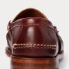 Mocasini Penny pentru bărbați, burgundy crem, Ralph Lauren, colecția Morehouse Mocasini Penny pentru bărbați, burgundy crem, Ralph Lauren, colecția Morehouse