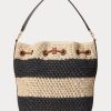 Natural/Negru/Lauren Tan Geantă Andie mare pentru femei Ralph Lauren Natural/Negru/Lauren Tan Geantă Andie mare pentru femei Ralph Lauren