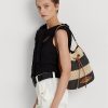 Natural/Negru/Lauren Tan Geantă Andie mare pentru femei Ralph Lauren Natural/Negru/Lauren Tan Geantă Andie mare pentru femei Ralph Lauren