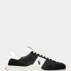 Negru/Alb pentru bărbați Ralph Lauren Train 89 Suede & Pantofi Oxford