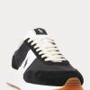 Negru/Alb pentru bărbați Ralph Lauren Train 89 Suede & Pantofi Oxford