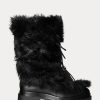 Negru pentru femei Ralph Lauren Celia Shearling & Cizme din piele lustruită Negru pentru femei Ralph Lauren Celia Shearling & Cizme din piele lustruită