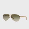 Ochelari de soare aviator Ralph Lauren 0RA4004 pentru femei aurii Ochelari de soare aviator Ralph Lauren 0RA4004 pentru femei aurii