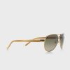 Ochelari de soare aviator Ralph Lauren 0RA4004 pentru femei aurii Ochelari de soare aviator Ralph Lauren 0RA4004 pentru femei aurii