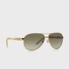 Ochelari de soare aviator Ralph Lauren 0RA4004 pentru femei aurii Ochelari de soare aviator Ralph Lauren 0RA4004 pentru femei aurii