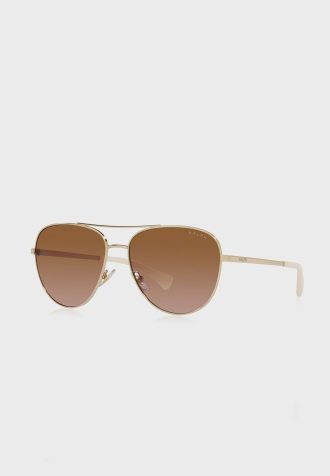 Ochelari de soare aviator Ralph Lauren 0Ra4139 pentru femei aurii