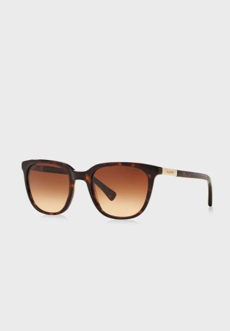 Ochelari de soare maro Ralph Lauren 0RA5206 Tortoise Wayfarers pentru femei