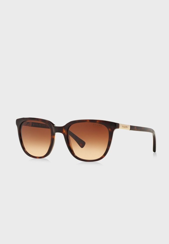 Ochelari de soare maro Ralph Lauren 0RA5206 Tortoise Wayfarers pentru femei Ochelari de soare maro Ralph Lauren 0RA5206 Tortoise Wayfarers pentru femei