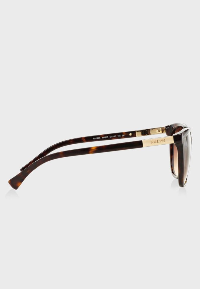 Ochelari de soare maro Ralph Lauren 0RA5206 Tortoise Wayfarers pentru femei Ochelari de soare maro Ralph Lauren 0RA5206 Tortoise Wayfarers pentru femei