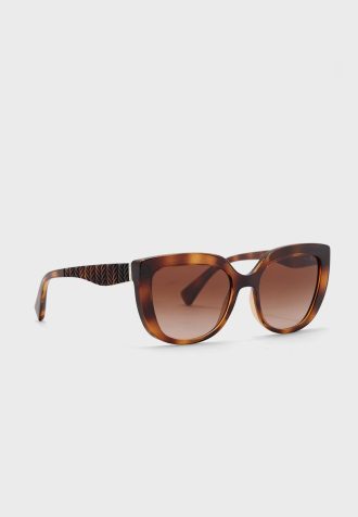 Ochelari de soare maro Ralph Lauren 0Ra5254 Butterfly pentru femei