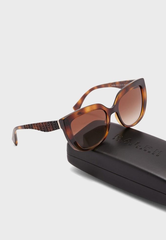Ochelari de soare maro Ralph Lauren 0Ra5254 Butterfly pentru femei Ochelari de soare maro Ralph Lauren 0Ra5254 Butterfly pentru femei