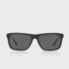 Ochelari de soare pătrați Ralph Lauren 0PH4153 pentru bărbați negri Ochelari de soare pătrați Ralph Lauren 0PH4153 pentru bărbați negri