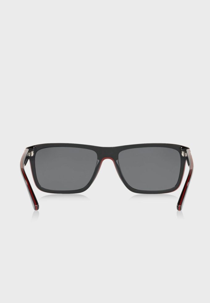 Ochelari de soare pătrați Ralph Lauren 0PH4153 pentru bărbați negri Ochelari de soare pătrați Ralph Lauren 0PH4153 pentru bărbați negri